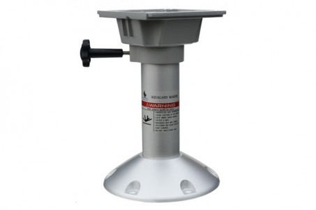 Стойка кресла алюминиевая поворотная высокая (18х18х30)